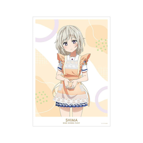 『ハイスクール・フリート』描き下ろしイラスト 立石 志摩 制服エプロンver. A3マット加工ポスター【202603再販】