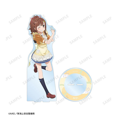 『ハイスクール・フリート』描き下ろしイラスト 西崎 芽依 制服エプロンver. 特大アクリルスタンド【202603再販】