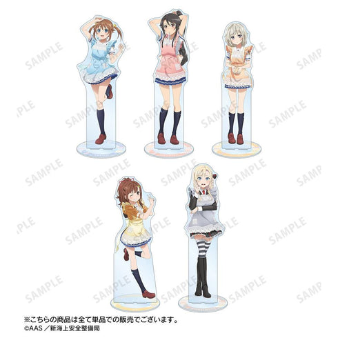 『ハイスクール・フリート』描き下ろしイラスト 西崎 芽依 制服エプロンver. 特大アクリルスタンド【202603再販】