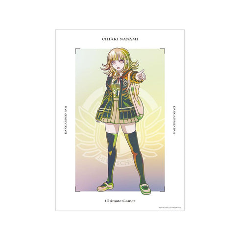 『ダンガンロンパ1・2 Reload』七海千秋 Ani-Art clear label A3マット加工ポスター【202604再販】