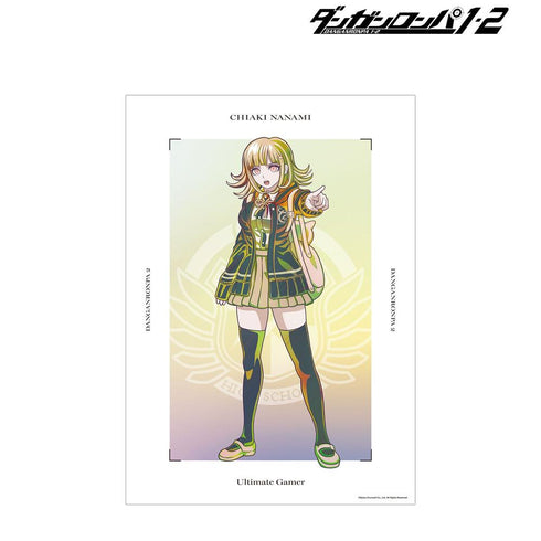 『ダンガンロンパ1・2 Reload』七海千秋 Ani-Art clear label A3マット加工ポスター【202604再販】