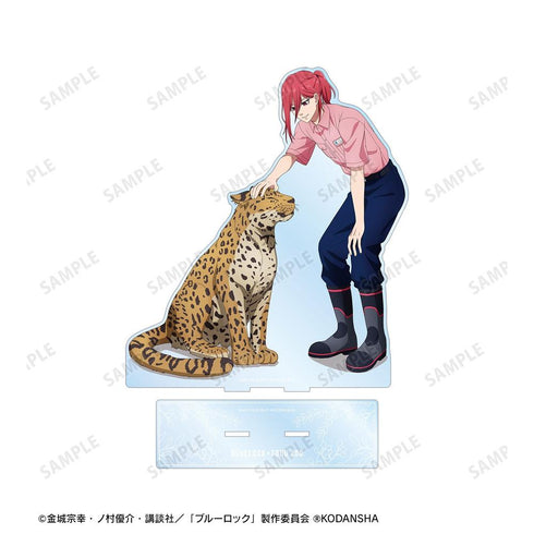 『ブルーロック』東武動物公園コラボ 描き下ろしイラスト 千切 豹馬 飼育係ver. 特大アクリルスタンド【202608再販】