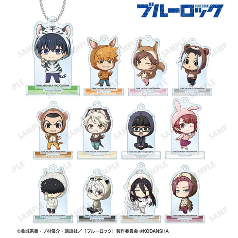 『ブルーロック』東武動物公園コラボ トレーディング ちびキャラ アクリルスタンドキーホルダー ver.A(単位/BOX)【202608再販】