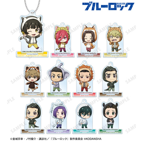 『ブルーロック』東武動物公園コラボ トレーディング ちびキャラ アクリルスタンドキー ホルダー ver.B(全12種)BOX