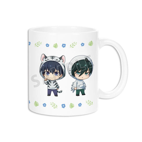 『ブルーロック』東武動物公園コラボ 潔 世一&糸師 凛 ちびキャラ マグカップ【202512再販】