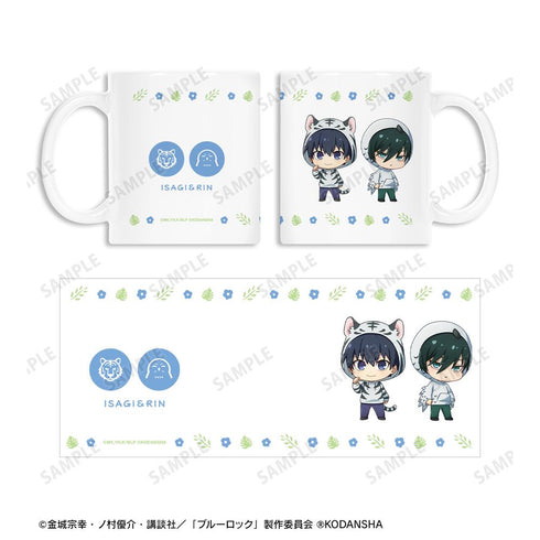 『ブルーロック』東武動物公園コラボ 潔 世一&糸師 凛 ちびキャラ マグカップ【202512再販】