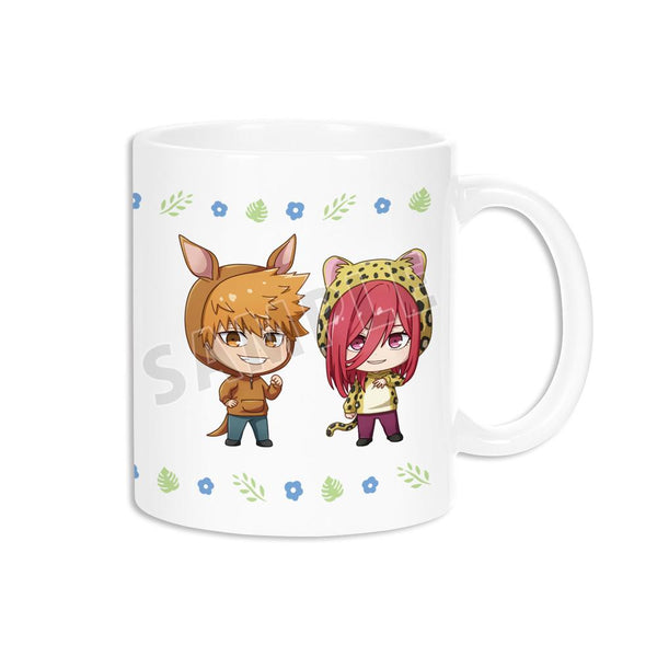 『ブルーロック』東武動物公園コラボ 國神 錬介&千切 豹馬 ちびキャラ マグカップ【202512再販】