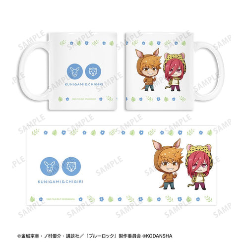 『ブルーロック』東武動物公園コラボ 國神 錬介&千切 豹馬 ちびキャラ マグカップ【202512再販】