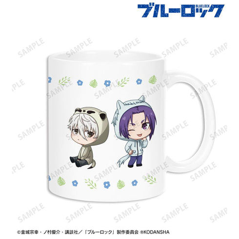 『ブルーロック』東武動物公園コラボ 凪 誠士郎&御影 玲王 ちびキャラ マグカップ【202512再販】