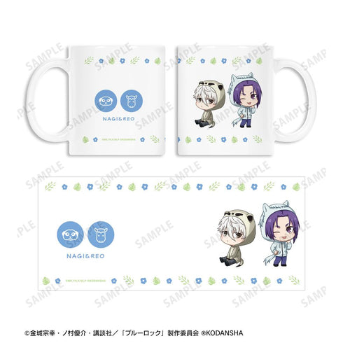 『ブルーロック』東武動物公園コラボ 凪 誠士郎&御影 玲王 ちびキャラ マグカップ【202512再販】