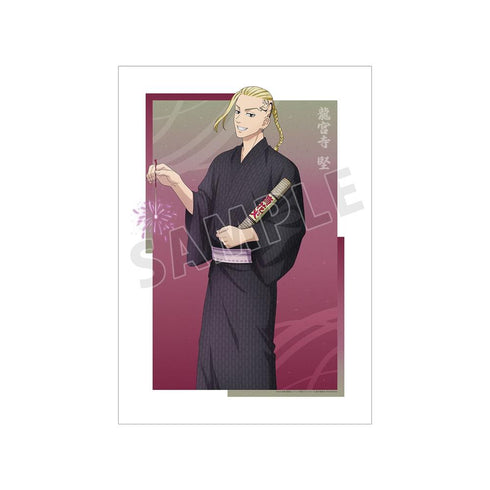 《东京复仇者》全新绘制插画 龙宫寺坚 烟花版 A3哑光处理海报【202608再版】