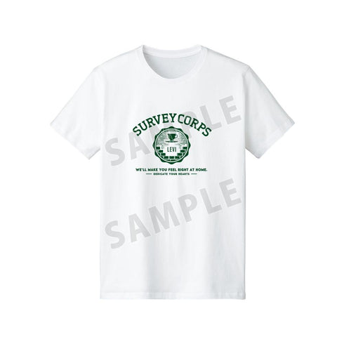 『進撃の巨人』リヴァイ カレッジTシャツレディース【202608再販】