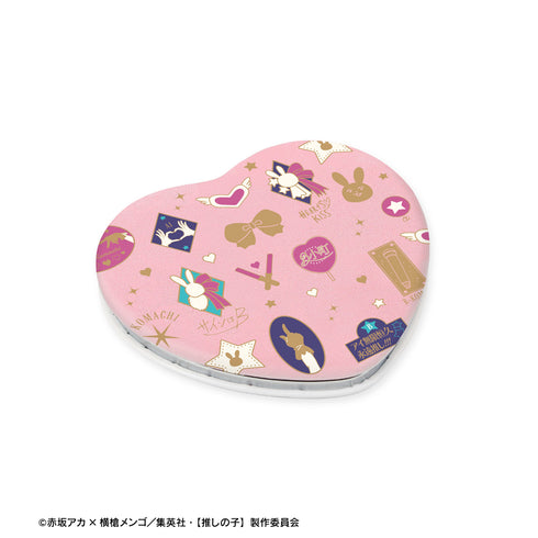 『【推しの子】』アイ モチーフ柄 ハート型折りたたみミラー