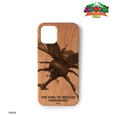 『甲虫王者ムシキング』カブトムシ ウッドiPhoneケース