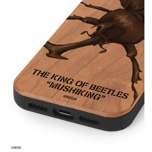 『甲虫王者ムシキング』カブトムシ ウッドiPhoneケース