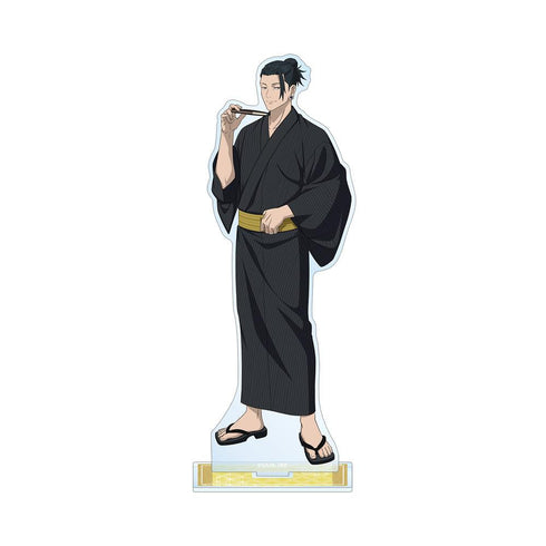 『呪術廻戦』花やしきコラボ 描き下ろしイラスト 懐玉・玉折 夏油 傑 浴衣ver. BIGアクリルスタンド【202407再販】