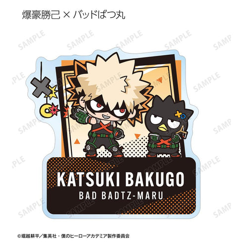 『僕のヒーローアカデミア × サンリオキャラクターズ』トレーディングアクリルネームプレート 1年A組 ver.A(単位/BOX)【202508再販】