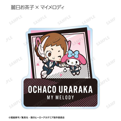『僕のヒーローアカデミア × サンリオキャラクターズ』トレーディングアクリルネームプレート 1年A組 ver.A(単位/BOX)【202508再販】