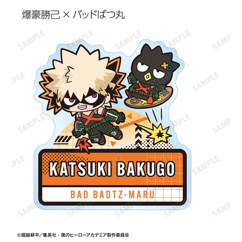 『僕のヒーローアカデミア × サンリオキャラクターズ』トレーディングアクリルネームプレート 1年A組 ver.B(単位/BOX)【202508再販】