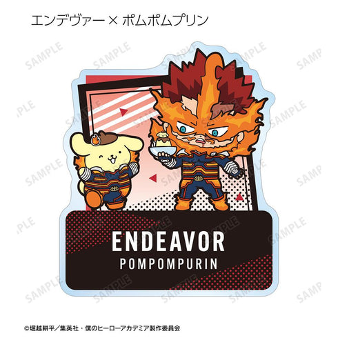 『僕のヒーローアカデミア × サンリオキャラクターズ』トレーディングアクリルネームプレート プロヒーロー&敵<ヴィラン> ver.A(単位/BOX)【202508再販】