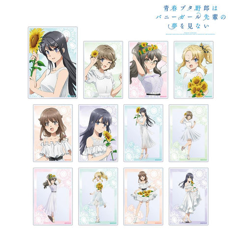 『青春ブタ野郎はバニーガール先輩の夢を見ない』描き下ろしイラスト ひまわりと白いワンピースver. トレーディングアクリルカード(単位/BOX)【202512再販】