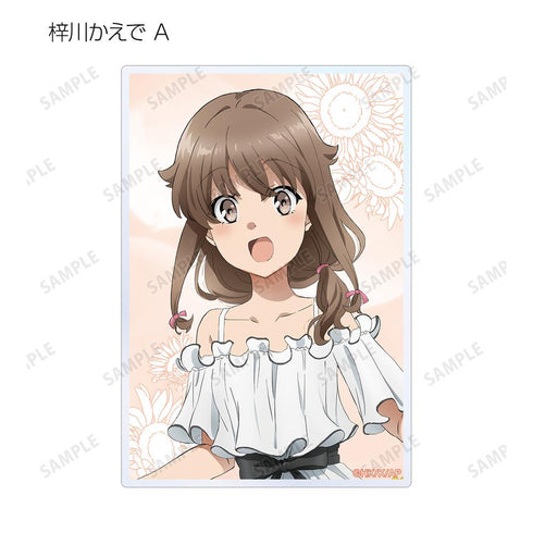 『青春ブタ野郎はバニーガール先輩の夢を見ない』描き下ろしイラスト ひまわりと白いワンピースver. トレーディングアクリルカード(単位/BOX)【202512再販】