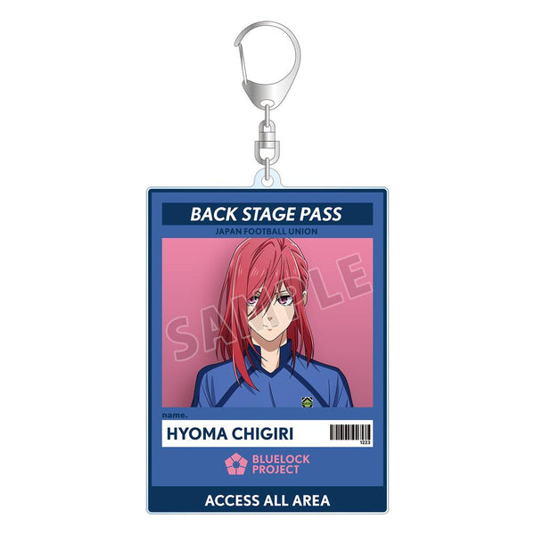 『ブルーロック』描き下ろしイラスト 千切 豹馬 試合前の準備中ver. バックステージパス風BIGアクリルキーホルダー【202410再販】