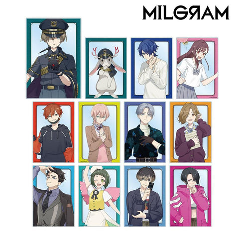 『MILGRAM -ミルグラム-』描き下ろしイラスト 第一審MV衣装ver. トレーディングアクリルカード(単位/BOX)【202606再販】