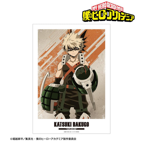 『僕のヒーローアカデミア』爆豪勝己 A3マット加工ポスター vol.2【202508再販】