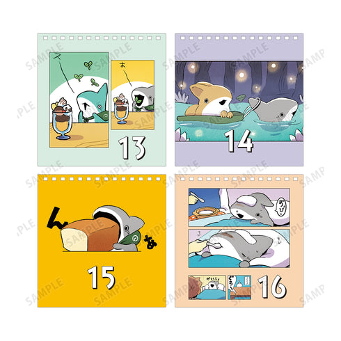 『おでかけ子ザメ』まいにちおでかけ⼦ザメ ⽇めくりカレンダー