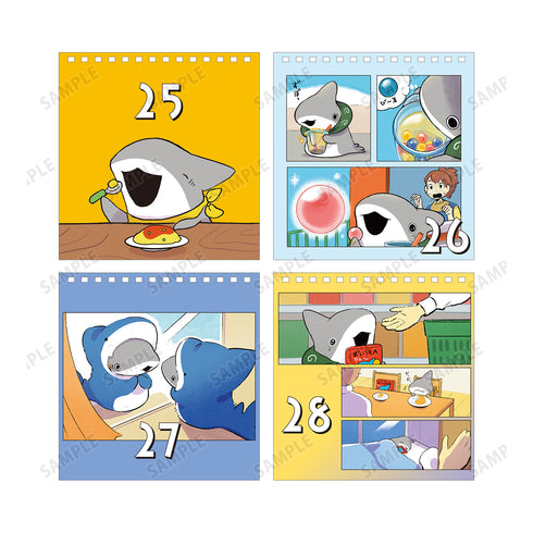 『おでかけ子ザメ』まいにちおでかけ⼦ザメ ⽇めくりカレンダー