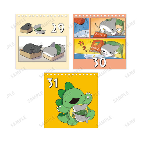 『おでかけ子ザメ』まいにちおでかけ⼦ザメ ⽇めくりカレンダー