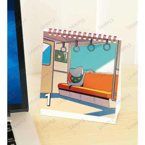 『おでかけ子ザメ』まいにちおでかけ⼦ザメ ⽇めくりカレンダー