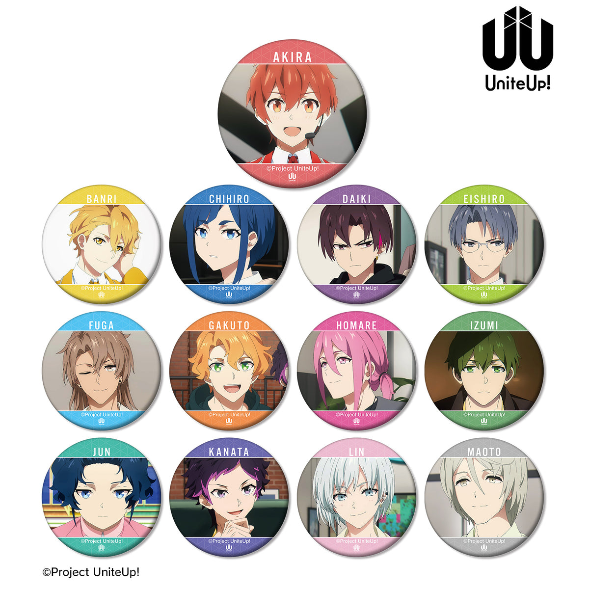 UniteUp!』トレーディング場⾯写マット⽸バッジ BOX – Anime Store JP