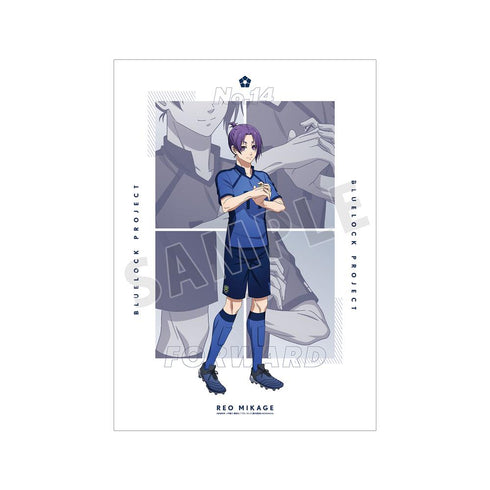 『ブルーロック』描き下ろしイラスト 御影 玲王 試合前の準備中ver. A3マット加工ポスター【202512再販】