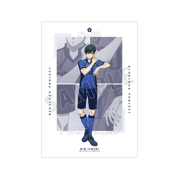 『ブルーロック』描き下ろしイラスト 糸師 凛 試合前の準備中ver. A3マット加工ポスター【202512再販】