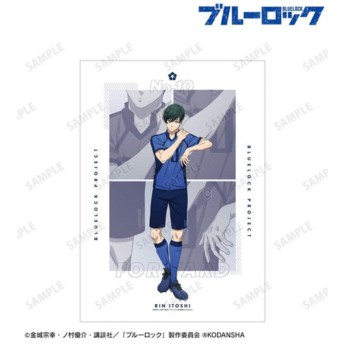 『ブルーロック』描き下ろしイラスト 糸師 凛 試合前の準備中ver. A3マット加工ポスター【202605再販】