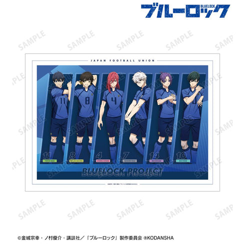 『ブルーロック』描き下ろしイラスト 集合 試合前の準備中ver. A3マット加工ポスター【202512再販】