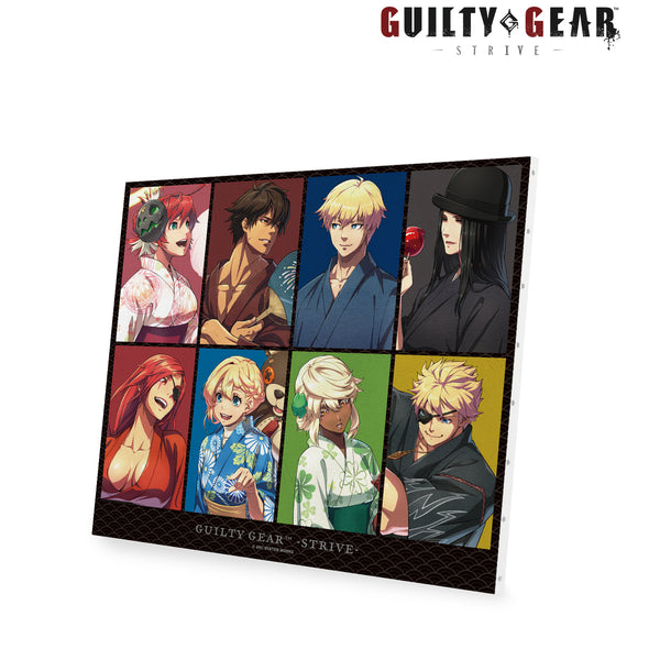 『GUILTY GEAR™ -STRIVE-』描き下ろしイラスト 集合 お祭りver. BIGキャンバスボード