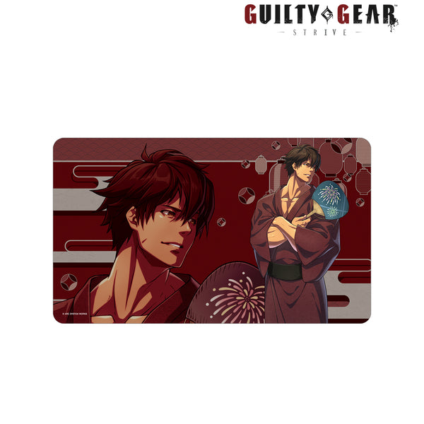 『GUILTY GEAR™ -STRIVE-』描き下ろしイラスト ソル=バッドガイ お祭りver. マルチデスクマット