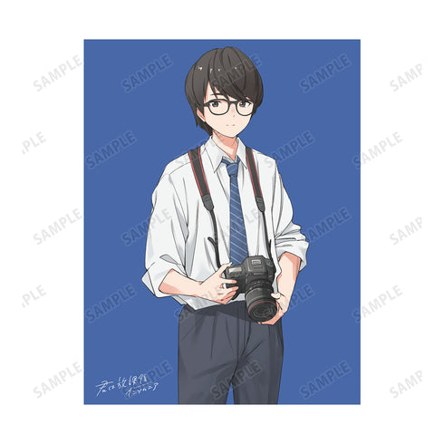 『映画 君は放課後インソムニア』描き下ろしイラスト 中⾒ 丸太 Art by popman3580 パーカー(メンズ/レディース)