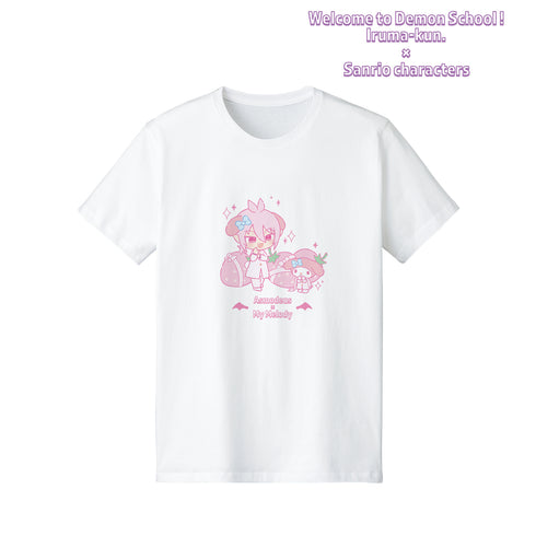 『魔⼊りました!⼊間くん×サンリオキャラクターズ』アスモデウス‧アリス × マイメロディ Tシャツ(メンズ/レディース)