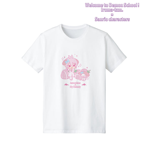 『魔⼊りました!⼊間くん×サンリオキャラクターズ』アスモデウス‧アリス × マイメロディ Tシャツ(メンズ/レディース)