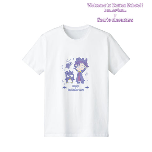 『魔⼊りました!⼊間くん×サンリオキャラクターズ』ナベリウス‧カルエゴ × バッドばつ丸 Tシャツ(メンズ/レディース)
