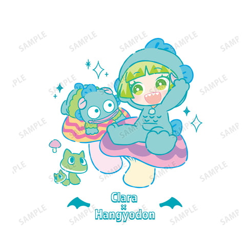 『魔⼊りました!⼊間くん×サンリオキャラクターズ』ウァラク‧クララ × ハンギョドン パーカー(メンズ / レディース)