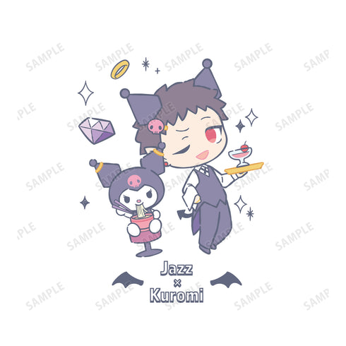 『魔⼊りました!⼊間くん×サンリオキャラクターズ』アンドロ‧M‧ジャズ × クロミ パーカー(メンズ / レディース)