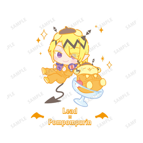 『魔⼊りました!⼊間くん×サンリオキャラクターズ』シャックス‧リード × ポムポムプリン パーカー(メンズ / レディース)