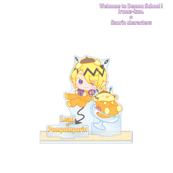 『魔⼊りました!⼊間くん×サンリオキャラクターズ』シャックス‧リード × ポムポムプリン パーツ付きBIGアクリルスタンド