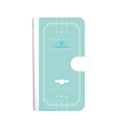 『魔⼊りました!⼊間くん×サンリオキャラクターズ』ウァラク‧クララ × ハンギョドン ⼿帳型スマホケース