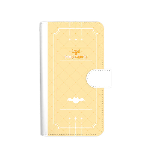 『魔⼊りました!⼊間くん×サンリオキャラクターズ』シャックス‧リード × ポムポムプリン ⼿帳型スマホケース